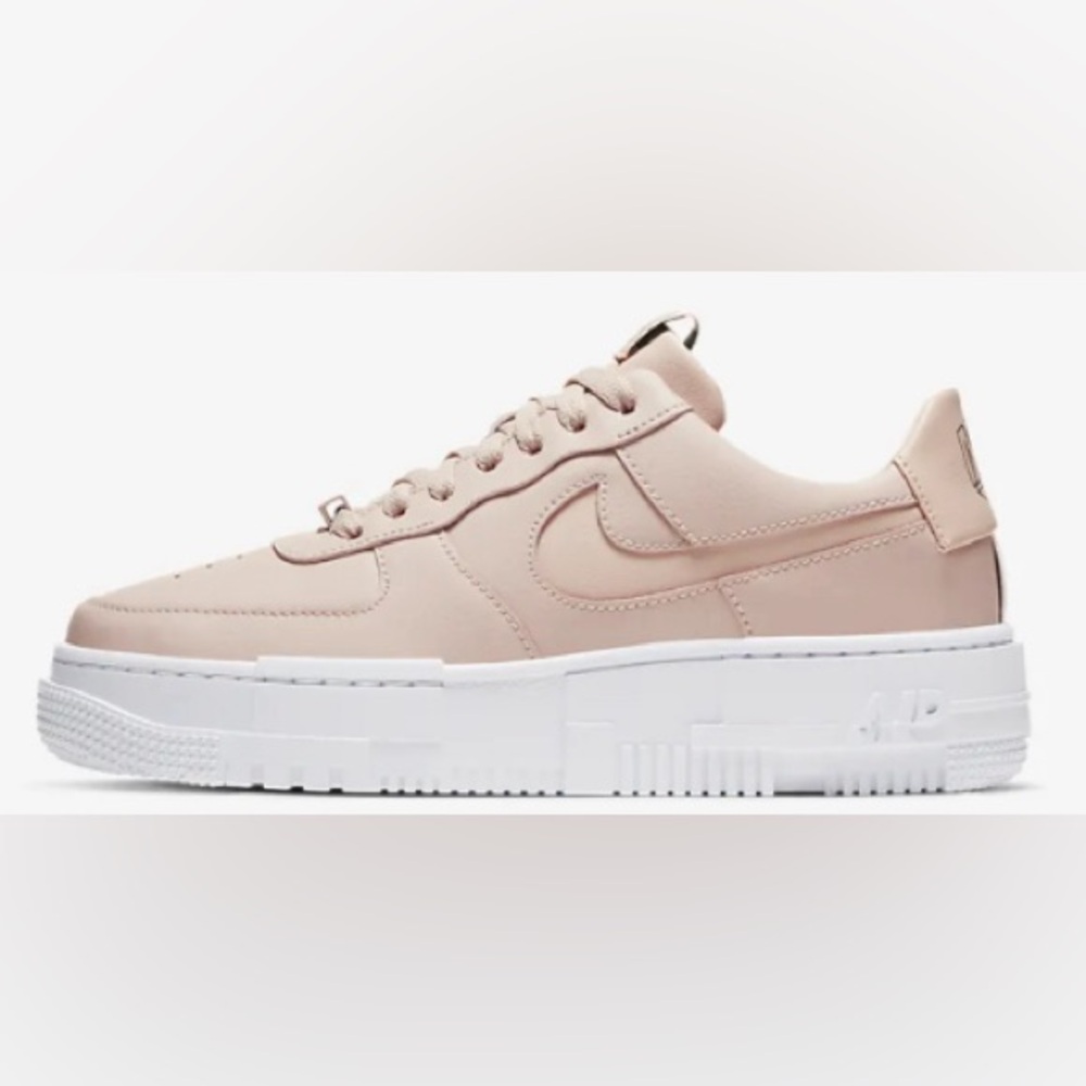 Pink Nike Air Force Ones
